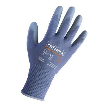 Reflexx PU18 - Gray Polyurethane Gloves