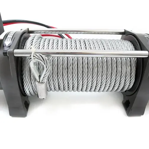 Ribimex PE12V/9000 - 12V Electric Winch for Fixing
