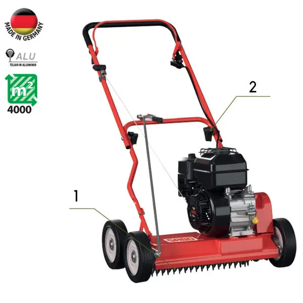 Sabo 45 Pro V - Push-type Aluminum Aerator 4000 m²