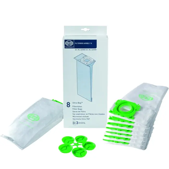 Sebo 6629ER - Filter Bags for AirBelt K Vacuum Cleaners