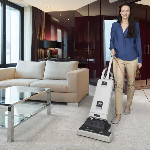 Sebo XP 10 professional carpet cleaner hotel hospital rooms
