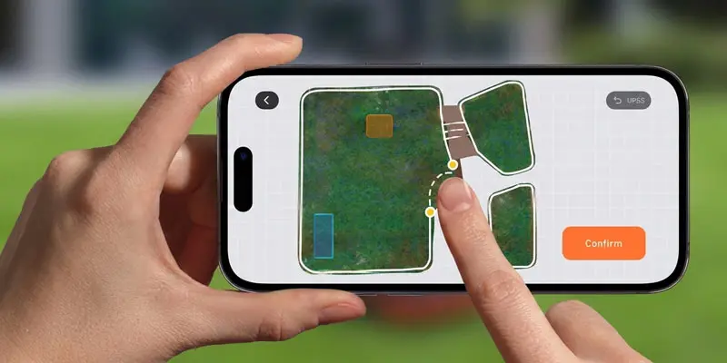 45% slope robot lawnmower