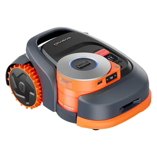 Segway Navimow H215E robotic lawnmower on green lawn