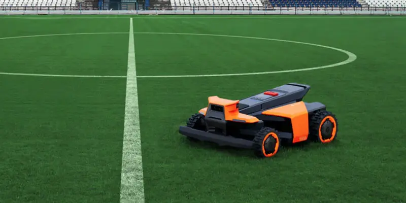 Segway Terranox professional wireless perimeter robot lawnmower for commercial green space management