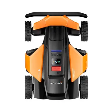 Front view of the Segway Terranox CM240M1 professional robot lawnmower for commercial lawns and green areas