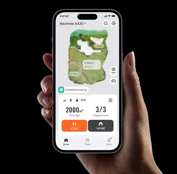 Segway Navimow X450E - Multi-Zone Robot Lawnmower Up to 120 Areas