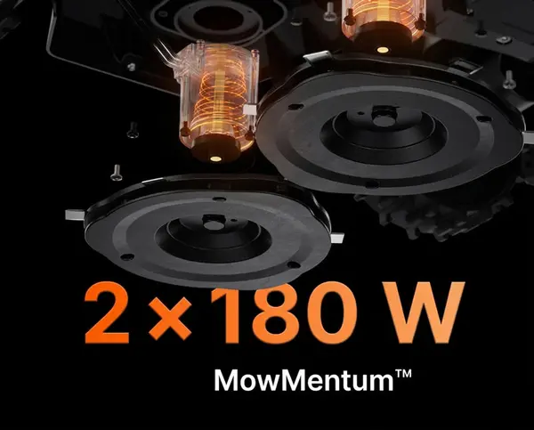 Segway Navimow X450E - 12-Blade Double Disc Robot Lawn Mower