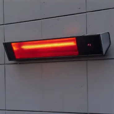 Sined Caldo Vetro Nero 2000 WiFi - Outdoor Infrared Heating Lamp