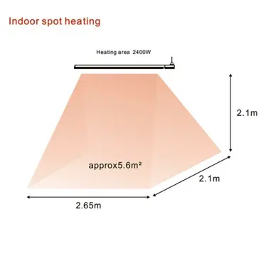 Sined White Heat - 1500W Infrared Heating Lamps