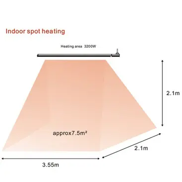 Sined White Heat - 1500W Infrared Heating Lamps