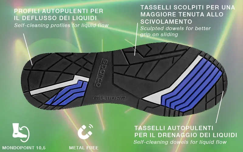 Sparco Gymkhana Seb S1P SRC MultiGrip sole
