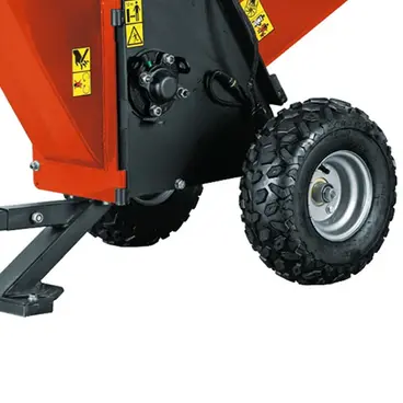 Airmec Chipper DK 210/100L pneumatic wheels