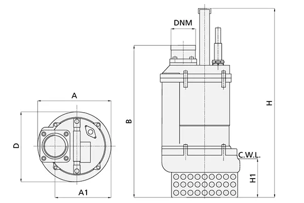 Speroni SK 90-100-120-140 - Submersible Drainage Electric Pump