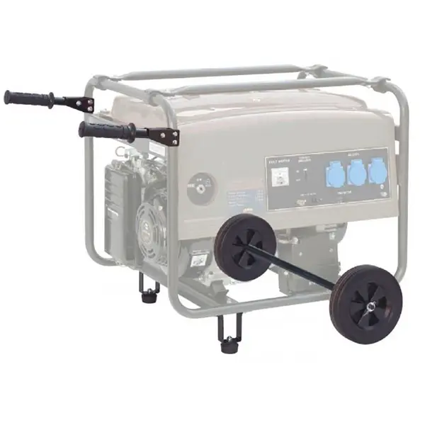optional wheeled Airmec LS 6500-E Single-phase AVR ATS Generating Set