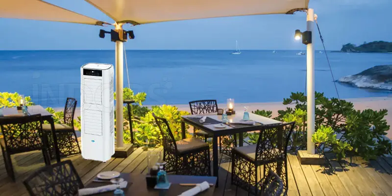 Brezza FRE10E - 4-speed evaporative cooler with ultrasonic and mosquito repellent
