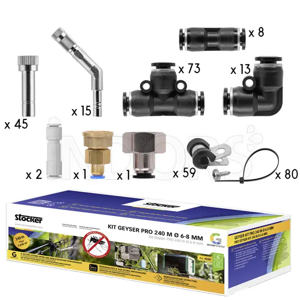 Stocker 4266 - Geyser Pro Kit 240 m Ø 6-8 mm
