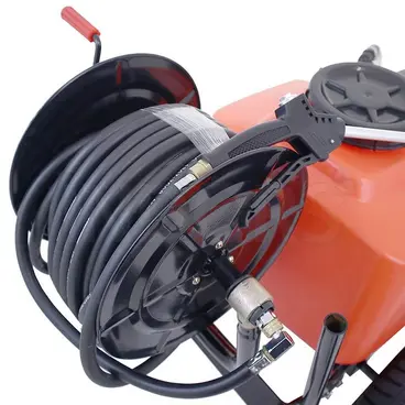 Stocker 301 hose reel - 40 L wheelbarrow pump with 12 V battery