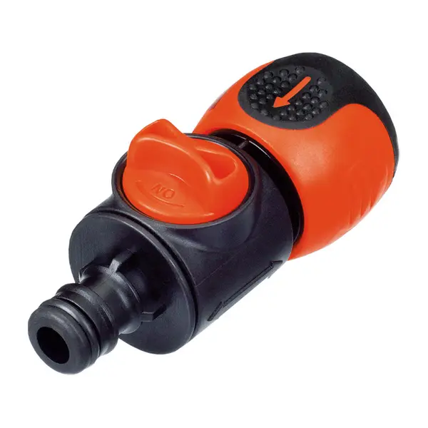 Stocker Aquastop Deluxe 1/2 regulator with quick coupling and stop knob