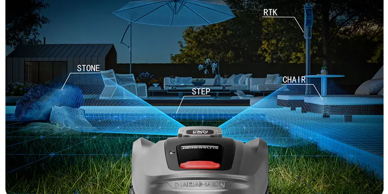 Sunseeker X3 Plus - Multizone Cordless Robot Lawnmower with Mapping