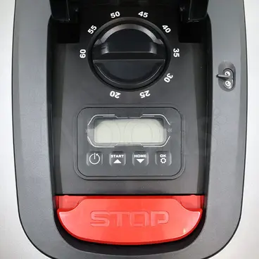 Sunseeker X5 Gen 2 robotic lawnmower in the garden