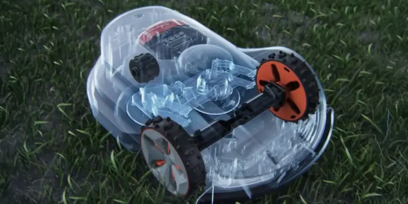 Sunseeker X7 Plus Gen 2 - 10 Ah Lithium Battery Robot Lawnmower for Large Areas of 6000 m²