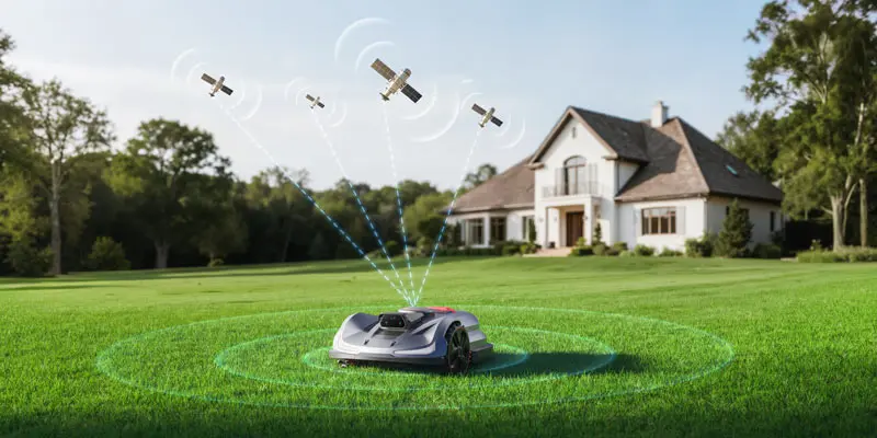 Sunseeker X7 Plus Gen 2 - 10 Ah Lithium Battery Robot Lawnmower for Large Areas of 6000 m²