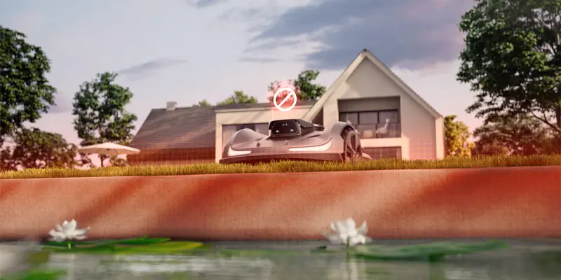 Sunseeker X7 Robotic Lawn Mower with Vision AI and AONavi