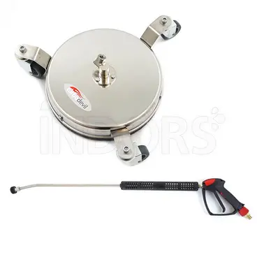 Turbo Devil TD 300 Basic - 300 mm Stainless Steel Surface Cleaning Lance