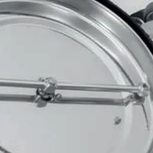 Turbo Devil TD 410 Industrial with Suction - Stainless Steel Surface Cleaner Lance with Suction and Water Inlet 120°C