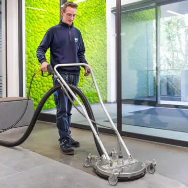 Turbo Devil TD 420 with Suction - Stainless Steel Surface Cleaning Lance Ø 420 mm