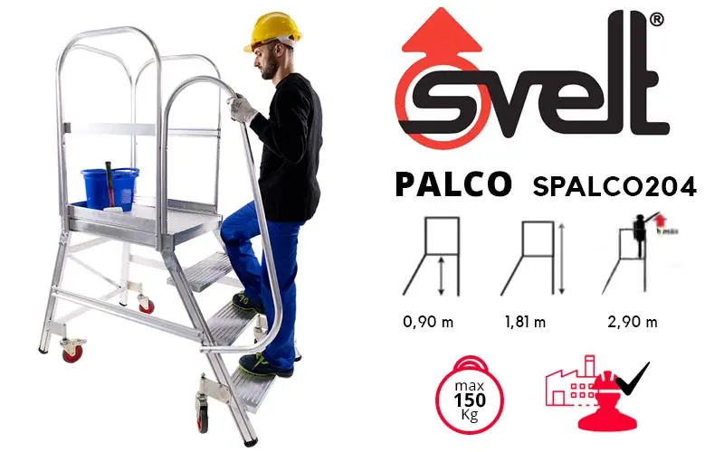 Svelt Ponte SPONTE203 - Professional use bridge ladder with parapet