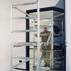Svelt Regina 4WD Large Vip - Professional Ladder with Body Rest Wheels and Handrail