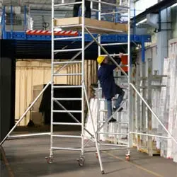 Svelt Regina 4WD Large Vip - Professional Ladder with Body Rest Wheels and Handrail