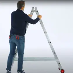 Svelt Time - Folding Aluminum Home Scaffolding, Height 1.55 m