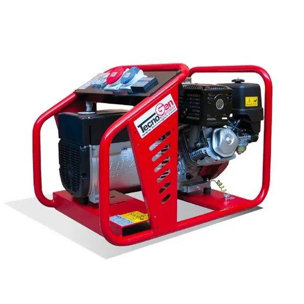 Tecnogen Compact H6500TE - Three-Phase Generator with Electric Start and ATS