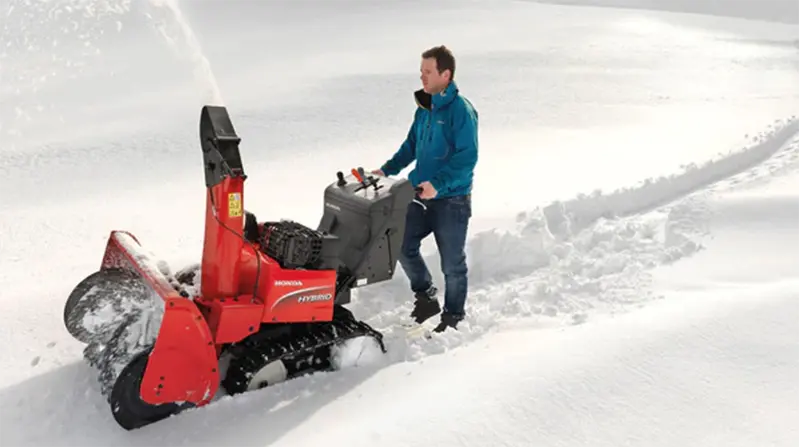 use shovel snow TECNOGEN HSM 1390i2 ETDR Two-stage snow blower 92 cm iGX390