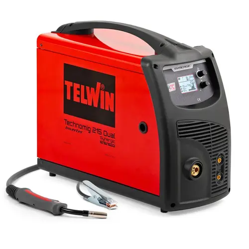 Telwin Technomig 215 Dual Synergic Multiprocess Inverter Wire Welder