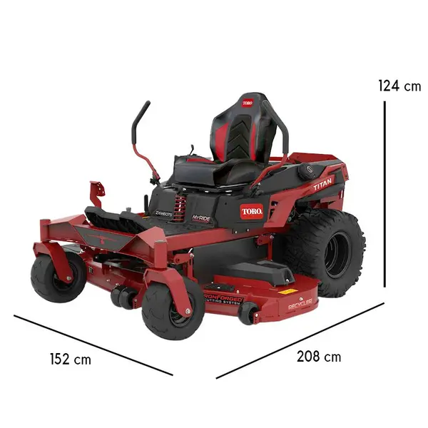 Toro Titan ZXM6075 - 152 cm Zero Turn Ride-On Mower