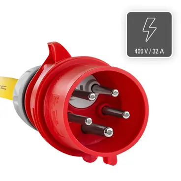 Trotec 7333000379 - Professional Extension Cord 20 m Three-Phase 400 V Made in Germany
