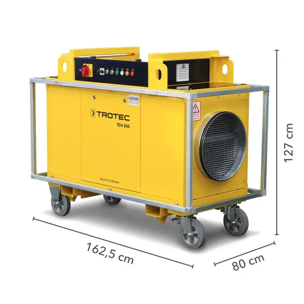 Trotec TEH 200 1410000150 - Professional High-Power Electric Heater 41.5 kW
