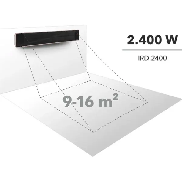 Trotec IRD 2400 1410003330 - Outdoor Infrared Heater Without Light