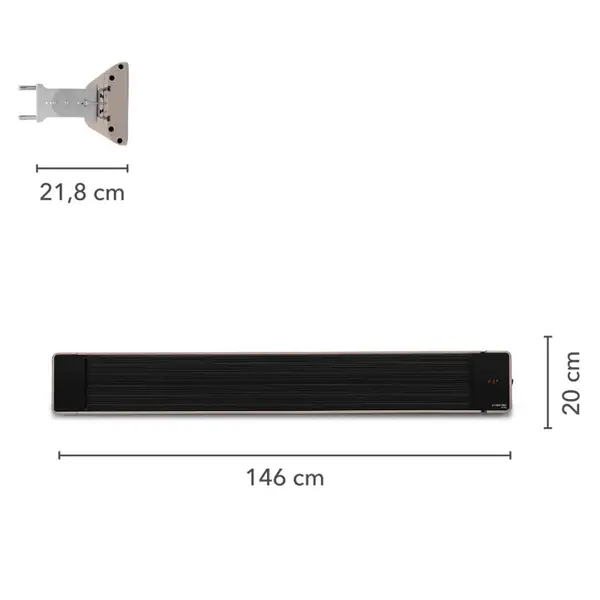 Trotec IRD 2400 1410003330 - Outdoor Infrared Heater Without Light