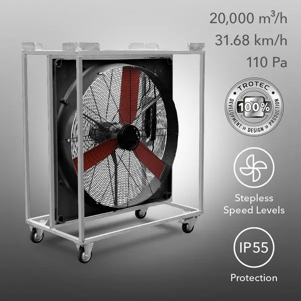 Trotec TTW 20000 1510001020 - Axial Fan - Industrial 20,000 m³/h