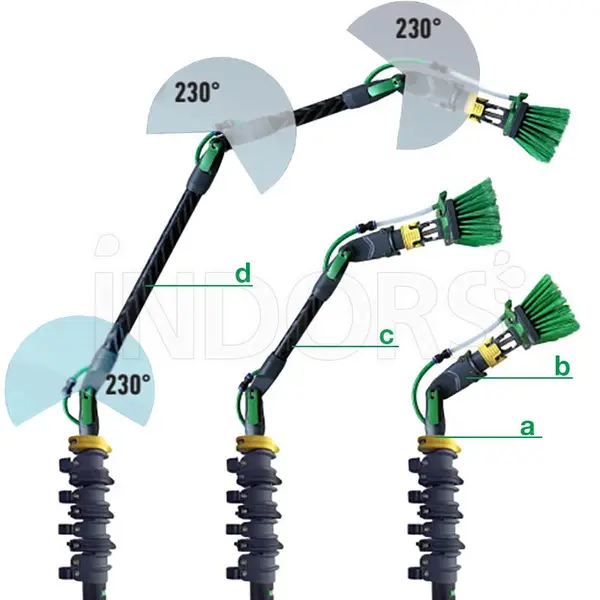 Unger nLite Gooseneck Modular Angular Adapter for Brushes and Telescopic Rods