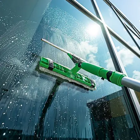 Unger VisaVersa Pro VV350 – Professional 2-in-1 Window Squeegee and Washer for Cleaning Glass