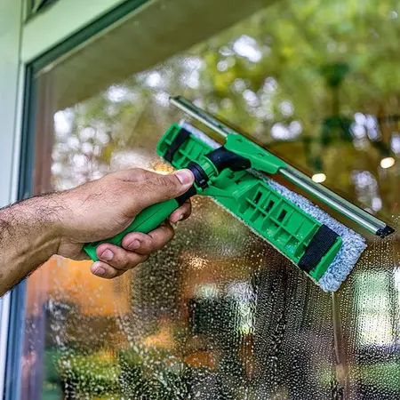 Unger VisaVersa Pro VV350 – Professional 2-in-1 Window Squeegee and Washer for Cleaning Glass