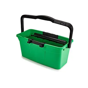 Unger Bucket 12 L Green with Shelves - QB12B raised handle