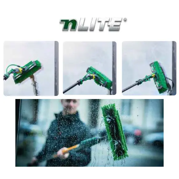 UNGER nLITE - Swivel Brush for Water Rods