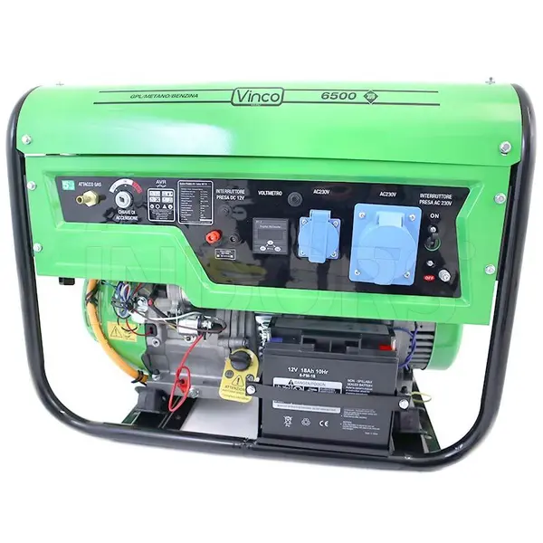 VINCO 60171 control panel - Powerful 5kW Generating Set