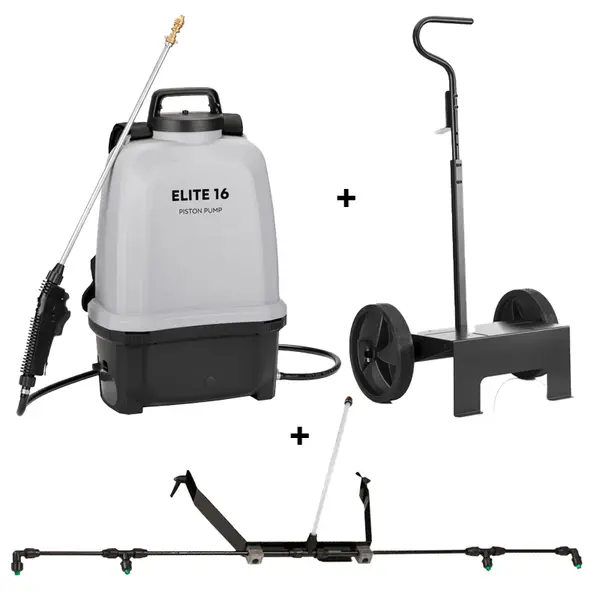 Volpi Elite 16 24PRO16 - 8 bar pump with trolley and spray bar